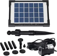 Agora-Tec® Solar Springbrunnenpumpe Teichpumpe - Set AT-2W- ,