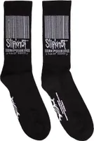 Slipknot - Ponožky pro muže/dámy uni RO12677 (40,5 EU - 45,5 EU) (Black/White)