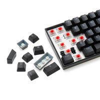 Anne pro 2 Gateron Schalter RGB Mechanische Gaming Tastatur wireless - Schwarz, Rot Schalter