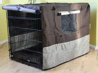 X-treme Sleep Abdeckung für Hundegitterbox Größe XL Cover Abdeckplane mit vielen Öffnungen