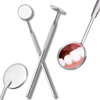 Dental Mundspiegel Mundzahnspiegel Inspektionsspiegel, Auch für Wimpernverlängerungen geeignet, Zahnarztspiegel
