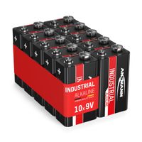 ANSMANN 9V E-Block 6LF61 Alkaline Industrial Batterie Industrie 10er Pack