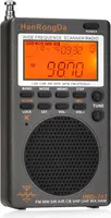 HRD-747 Tragbares Vollbandradio mit Digitalanzeige, Offroad-Enthusiastenradio, empfängt VHF/UHF-Kanäle