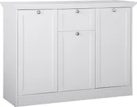 Sideboard Kommode Highboard Mehrzweckschrank Beistellkommode weiß "Landsted I"