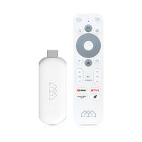 Homatics Stick HD Android TV Mediaplayer Stick Weiß (Full HD, HDMI, 5GHz WiFi, Sprachfernbedienung)