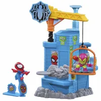 Hasbro - Marvel Stunt Squad Schmetter-Kran Spielset