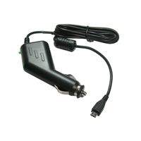 Premium Mini-USB KFZ-Ladekabel 12V/24V mit TMC Antenne für Becker Garmin Nüvi Navigon TomTom Empfänger Navigationssystem Navi