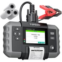 TOPDON BT600 Autobatterietester 12V Batterietester 12V/24V Starttester 3,5 Zoll Farbbildschirm Berichte in Echtzeit gedruckt