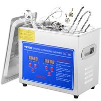 VEVOR Ultraschallreiniger 3L Reiniger ultraschallgerät Ultraschallreinigungsgerät mit Heizung Digital Timer