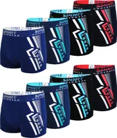 TEXEMP Herren Boxershorts Unterwäsche 4er-12er Pack Unterhose Boxer Shorts Retroshorts Trunks | B92 - XL - 8 Stück