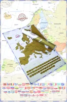 Rubbelkarte Landkarten - Politische Europakarte
