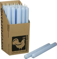 25 Stabkerzen Pastellblau 180 x 22 mm Kerzenfarm Kerzen Candle