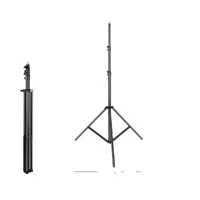 Nastavitelný stativ pro fotografování, výškový rozsah od 200 cm do 270 cm, nosnost 5 kg, 2 kusy slitiny 280 cm