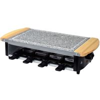 8er 3in1 Raclette Grill | Set | Tischgrill | Steinplatte | Emailliert Urilas A-Ware