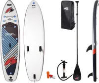 F2 SUP Windsurf Board Set 329cm 10,8 inkl. Paddle Pumpe Reparaturset Surfen Wassersport Sport Rigg Stand Up