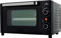 Mini trouba Lentz 12 l v černé barvě 1050 W do 230 °C se 3 stupni ohřevu, časovačem