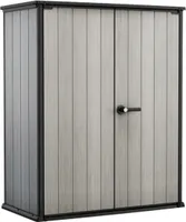 Skříňka Keter High Store+ s dřevěným vzhledem šedá/antracitová-6038N