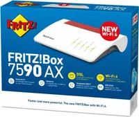 FRITZ!Box 7590 AX DSL modem WLAN router max. 2400 Mbit/s i system telefoniczny IP