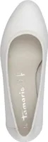 Tamaris Damen Pumps Leder Keilabsatz TOUCHit Fußbett 1-22320-42, Größe:37 EU, Farbe:Weiß