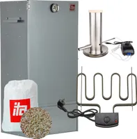 ITA Räucherofen 7001 - Premium Räucherschrank mit 3 Etagen 81 cm - Legierter Stahl - Qualität  EU - Smoker - Direkt vom Hersteller