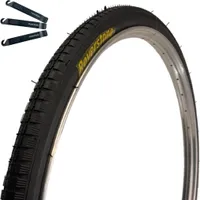 1 x Roverstone 28" Fahrradreifen Schwarz 40-635 (28 x 1  1/2) inkl. maxxi4you Reifenheber