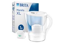 Brita Wasserfilter-Kanne Marella XL weiß 3,5L inkl. MX Pro Kartusche (1er Pack)