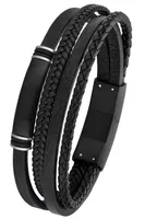 Armband, Man, Edelstahl, Bk, 20+1,5Cm