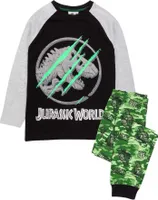 Jurassic World - Schlafanzug für Jungen NS6599 (140) (Schwarz/Grün)