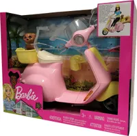 Barbie koloběžka se štěnětem