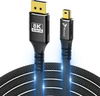 mini DisplayPort auf Display port DP 1.4 PRO 8K 4K 144Hz Reagle 1M Kabel Nylon