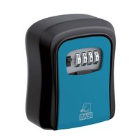 BASI - Schlüsselsafe - schwarz-blau - SSZ 200 - mit Zahlenschloss - Aluminium