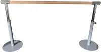 Baletní tyč MASTER Pro volně stojící 175 cm - výškově nastavitelná - dřevěná