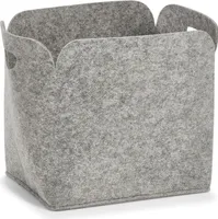 ZELLER PRESENT Aufbewahrungskorb Filz 36x28x36cm grau