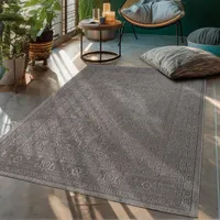 TT Home In-& Outdoorteppich Wetterfest Terrasse Marokkanisches Design Uni Größe 200x280 cm