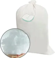 Silikon Polyester Watte - hochflauschig Kissenfüllung - Stopfwatte - Füllmaterial für Kissen - Bastelwatte - Füllwatte - 500 g