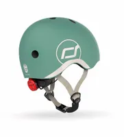 Scoot & Ride: Helm mit Reflektoren für Kinder reflektierend xxs-s 1-5