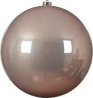 Weihnachtskugeln Kunststoff 25cm rosa, 1 Stück