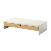 IKEA ELLOVEN Monitorständer mit Schublade Monitorerhöhung Schreibtischaufsatz - Weiß