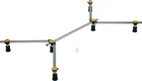 Poresta Duschwannenfuß D6 Mini XL Ferroplast Höhenverstellbereich 87-115 mm 000146004