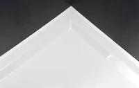 Polysan Příslušenství - Krycí lišta pro sprchové vaničky, 1200x1000 mm, bílá 91021