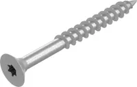 SECCARO Spanplattenschraube 5 x 50 mm, Edelstahl V2A VA A2, Holzschraube mit Teilgewinde, TX / Innensechsrund, 150 Stück