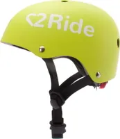 Detská prilba S 50-54 cm prilba na bicykel TRACKER Love 2 RIDE LED Lime