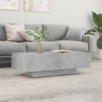 "2024"cloris Couchtisch Betongrau 100x49,5x31 cm Holzwerkstoff - Couchtische CHY25242164
