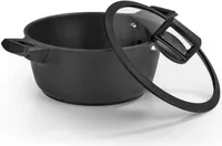 N8WERK Aluguss-Kochtopf 24 cm - N8WERK Heat Indicator - Midnight Edition
