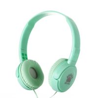 3,5 mm kabelgebundene Over-Ear-Kopfhörer, tragbare Kinder-Musikkopfhörer für MP4 MP3 Smartphone Laptop, Grün