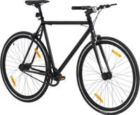 vidaXL Fahrrad mit Festem Gang Schwarz 700c 59 cm