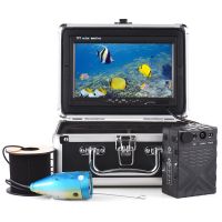1200TVL Unterwasser Angelkamera Fischfinder mit 12 IR LEDs 7 Zoll LCD Display 15M Kabel IP68 Wasserdicht fuer Sea Lake Boot Eisangeln