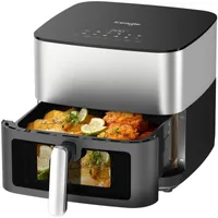 9L Heißluftfritteuse AFT08010, XXL Airfryer mit digitales Display