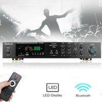 HiFi Verstärker 5 Kanal Surround-Sound Endstufe Karaoke Mit Fernbedienung Bluetooth 600W