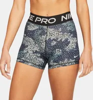 Nike W Np Df Aop Short 3In Aviator Grey/Black/White M